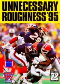 Unnecessary Roughness '95 Sega Genesis  box art